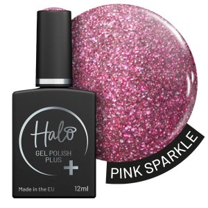 Halo Gel+ Pink Sparkle 12ml