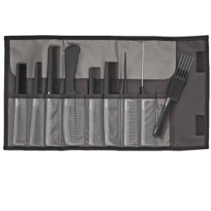 Jaguar Comb Set Black 9pce