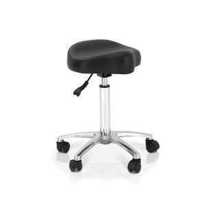 Rem Mustang Stylist Stool Blk