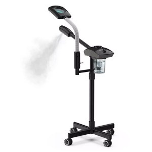 SM 2 in1 Steamer/Mag Lamp Blac Skinmate black