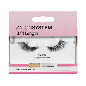 SS Strip Lash 3/4 099 Salon System  Black