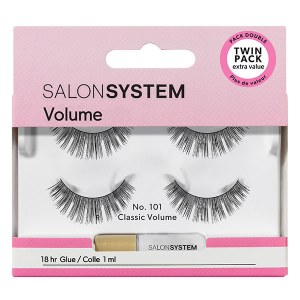 SS Strip Lash 101 Twin Pack   Black