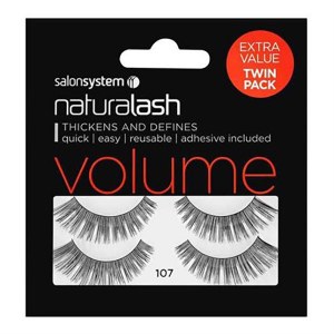 SS Strip Lash 107 Twin Pack   Black