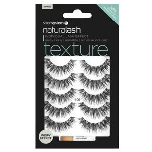 SS Strip Lash 109 5 Pack   Black