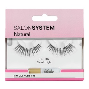 SS Strip Lash 116 Natural Salon System Natural Lash Black