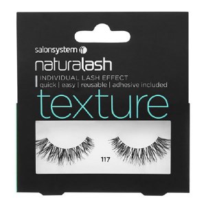 SS Strip Lash 117 Texture   Black