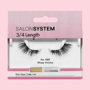 SS Strip Lash 3/4 088 Salon System  Black