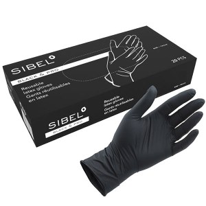 Additional picture of Sinelco Gloves Black&Pro M 20