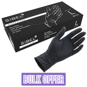 Sinelco Gloves Black&Pro L 20