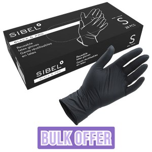 Sinelco Gloves Black&Pro S 20