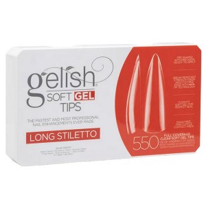 SoftGel Tips Stiletto Long 550 pk