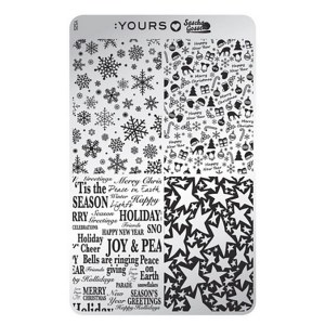 Yours Stamp Plate Decorations