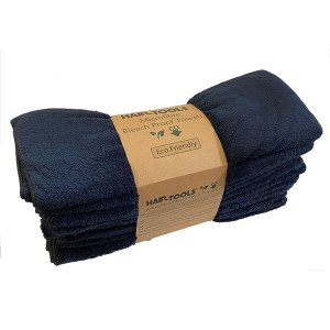 HT Bleach Proof Towel Blk12pk
