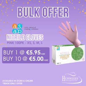 Additional picture of ASAP Gloves Nitrile Pink M 100pk