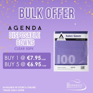 Additional picture of Agenda Disp Salon Gowns 50pk Clear