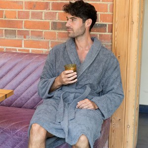 Additional picture of BC Comfy Bathrobe Sl Grey XL