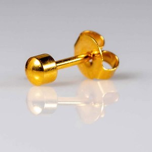 Additional picture of Caflon Gold Plain Ball Stud