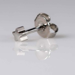 Additional picture of Caflon Silver Star Shape Stud