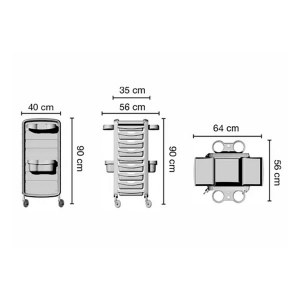 Additional picture of Ceriotti Elogy Trolley Black