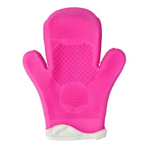 Additional picture of Cosmetic Brush Cleaning Glove