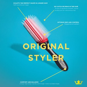Additional picture of Denman D4 Styling Brush Org