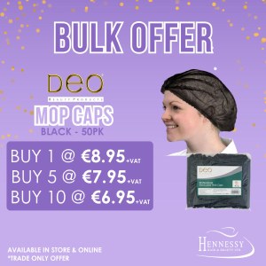 Additional picture of Deo Disp Mop Caps Black 50pk 50pk