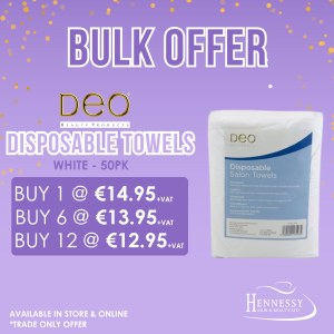 Additional picture of Deo Disposable Towels White 50pk