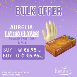 Additional picture of Gloves Latex PF Medium 100pk