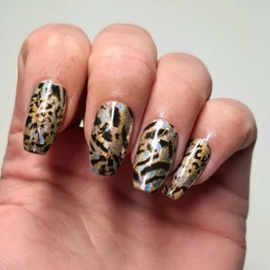 Additional picture of Halo Create Foil Leopard Print
