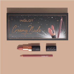 Additional picture of Inglot Creamy Nude Lip Glow