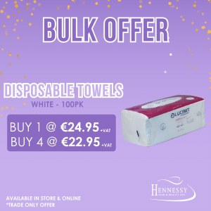 Additional picture of Lucart Disposable Towels White 100pk