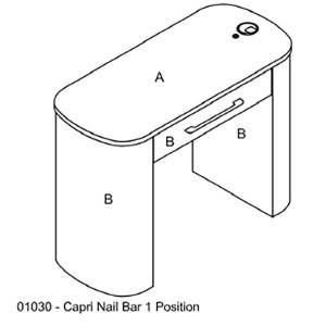 Additional picture of Rem Capri Nail Bar 1 Postion