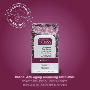Additional picture of Retinol Cleansing Wipes 60pk