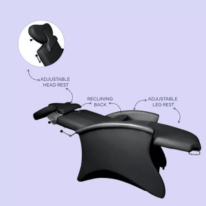 Additional picture of SM Monroe Chair/Bed Black