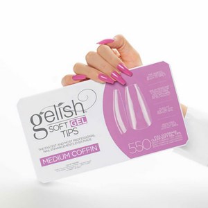 Additional picture of SoftGel Tips Coffin Med 550pk