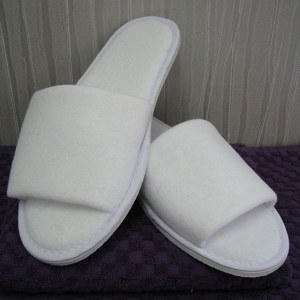 Additional picture of BC Slipper Open Toe White