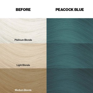 Additional picture of Crazy Color Peacock Blue 100ml