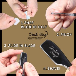 Additional picture of Dark Stag Kamisori Razor