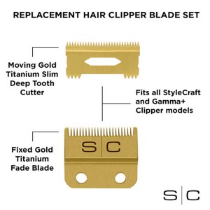 Additional picture of Gamma SC Fade Gold Blade