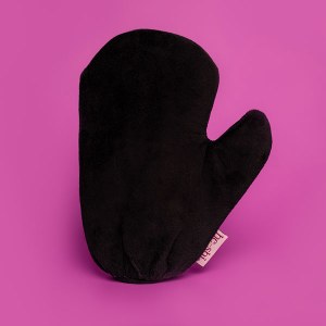 Additional picture of He-Shi Luxury Velvet Tan Mitt