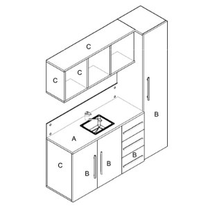 Additional picture of Rem Aquarius Vanity Unit