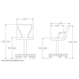 Additional picture of Rem Clover Stool Black