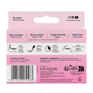 Additional picture of SS Strip Lash 070 Natural   Black