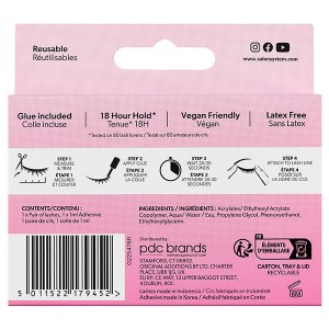 Additional picture of SS Strip Lash 117 Volume   Black