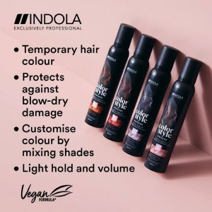 Additional picture of Indola Mousse Ligh Brown Hazel 200ml
