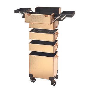 Additional picture of Sinelco Trolley Case Rose Gold