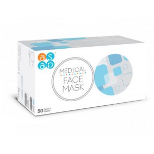 Additional picture of ASAP Disposable F Mask Blue 50pk