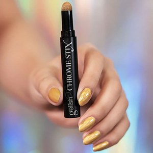 Additional picture of Gelish Chrome Stix Gold Holographic 0.17 oz