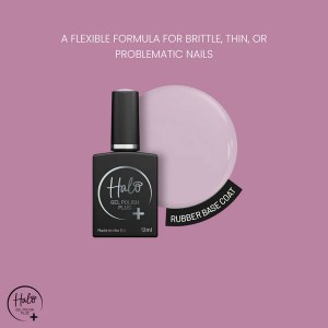 Additional picture of Halo Gel+Rubber Base Coat 12ml