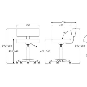 Additional picture of Rem Cindy Stool Black